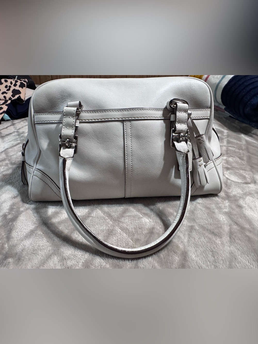 Classic Vintage Coach Leather Satchel